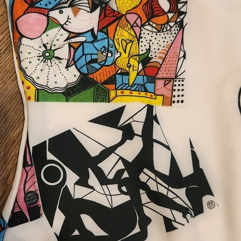 JAMES Peter Henry Swiminista Marvelous Art Toss One Piece Swimsuit - Picture 2 of 13